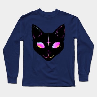 Satanic Cat Long Sleeve T-Shirt